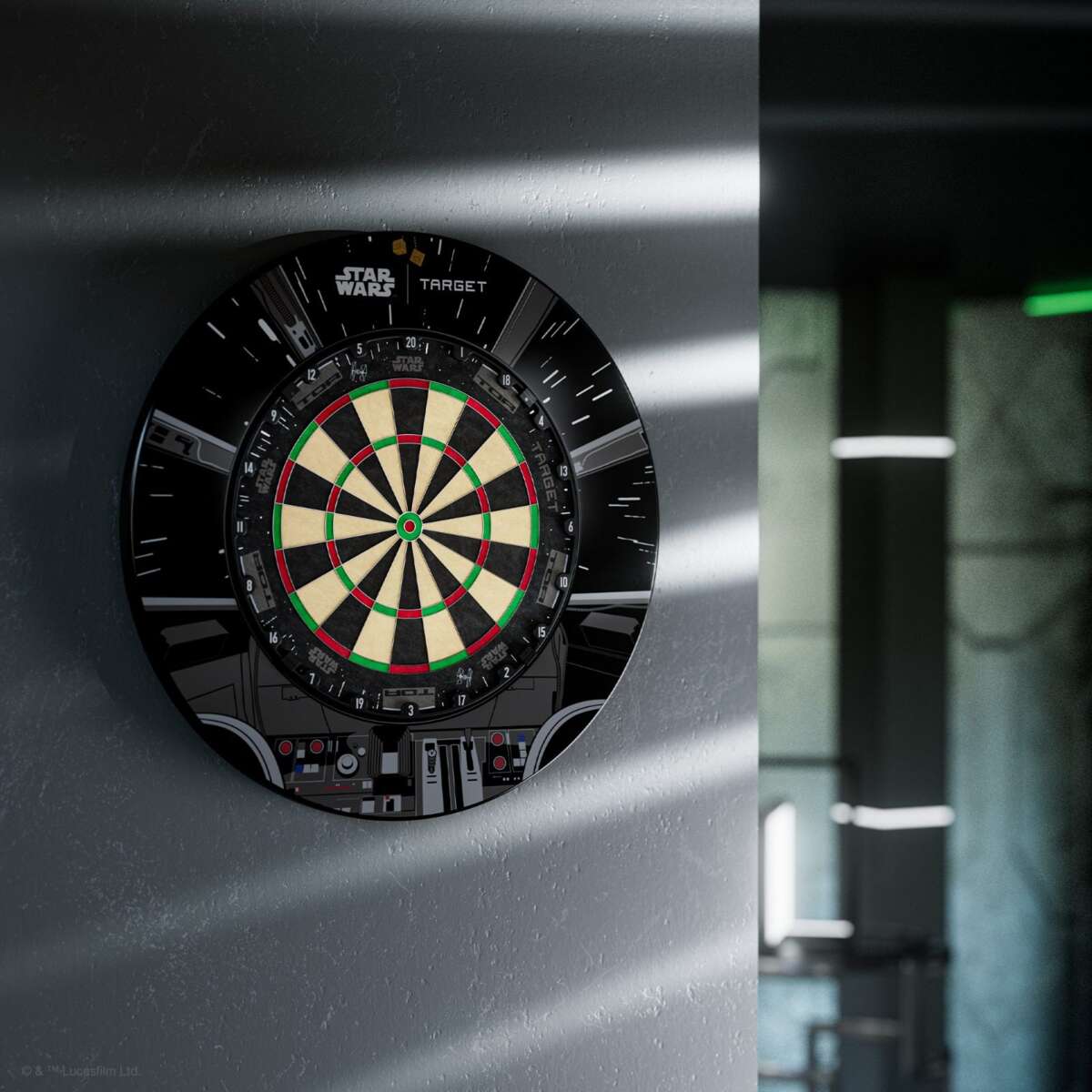 Target Star Wars Millennium Falcon dartskive