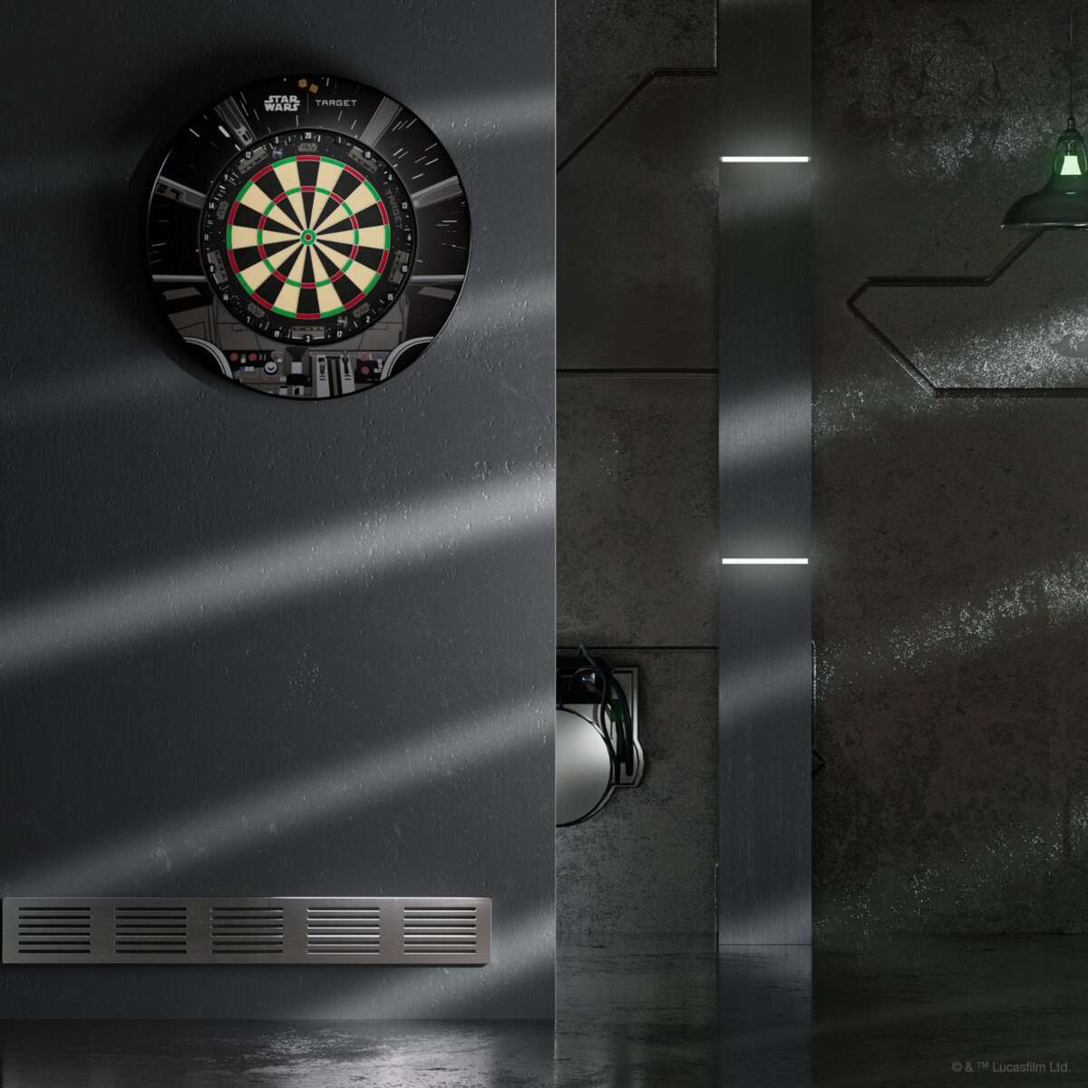 Target Star Wars Millennium Falcon dartskive