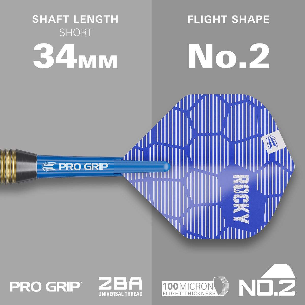 Target Josh Rock dartpiler steel tip 22 g