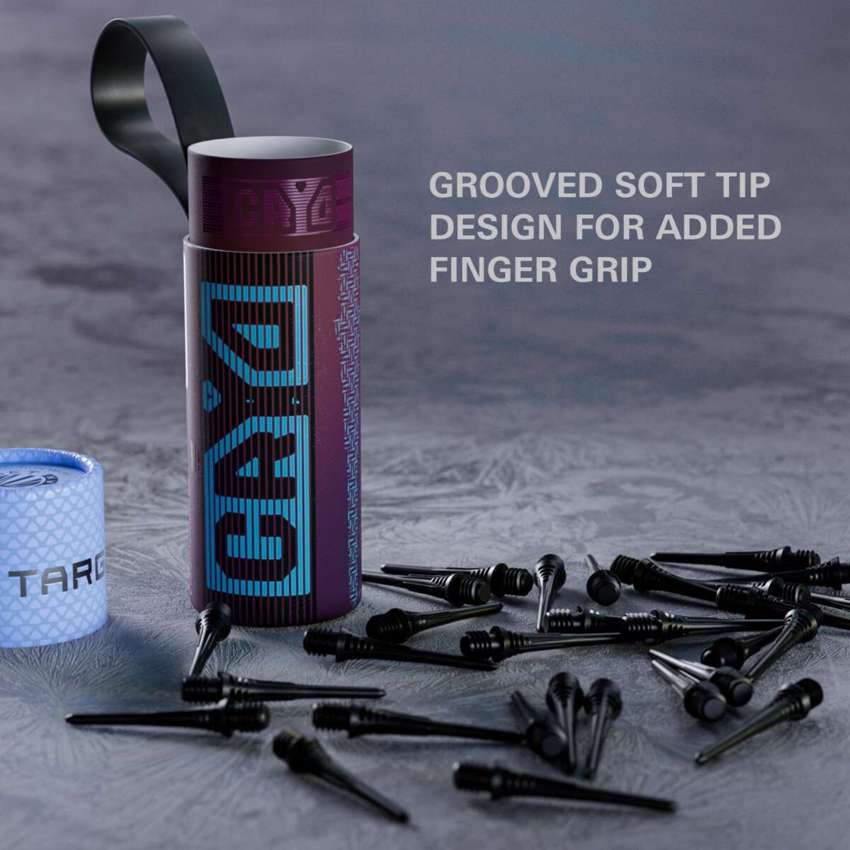 Target Cryo soft tip-dartspisser svart 30pk