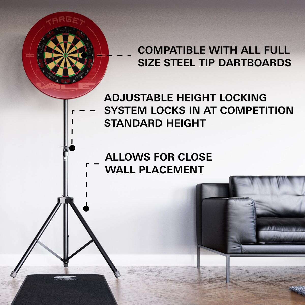 Target Dartboard Stand dartskivestativ