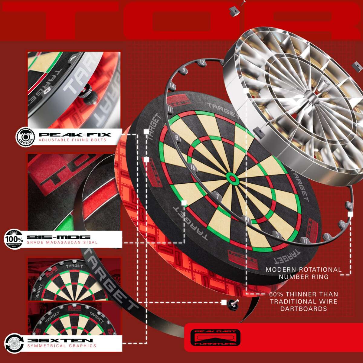 Target TOR profesjonell dartskive