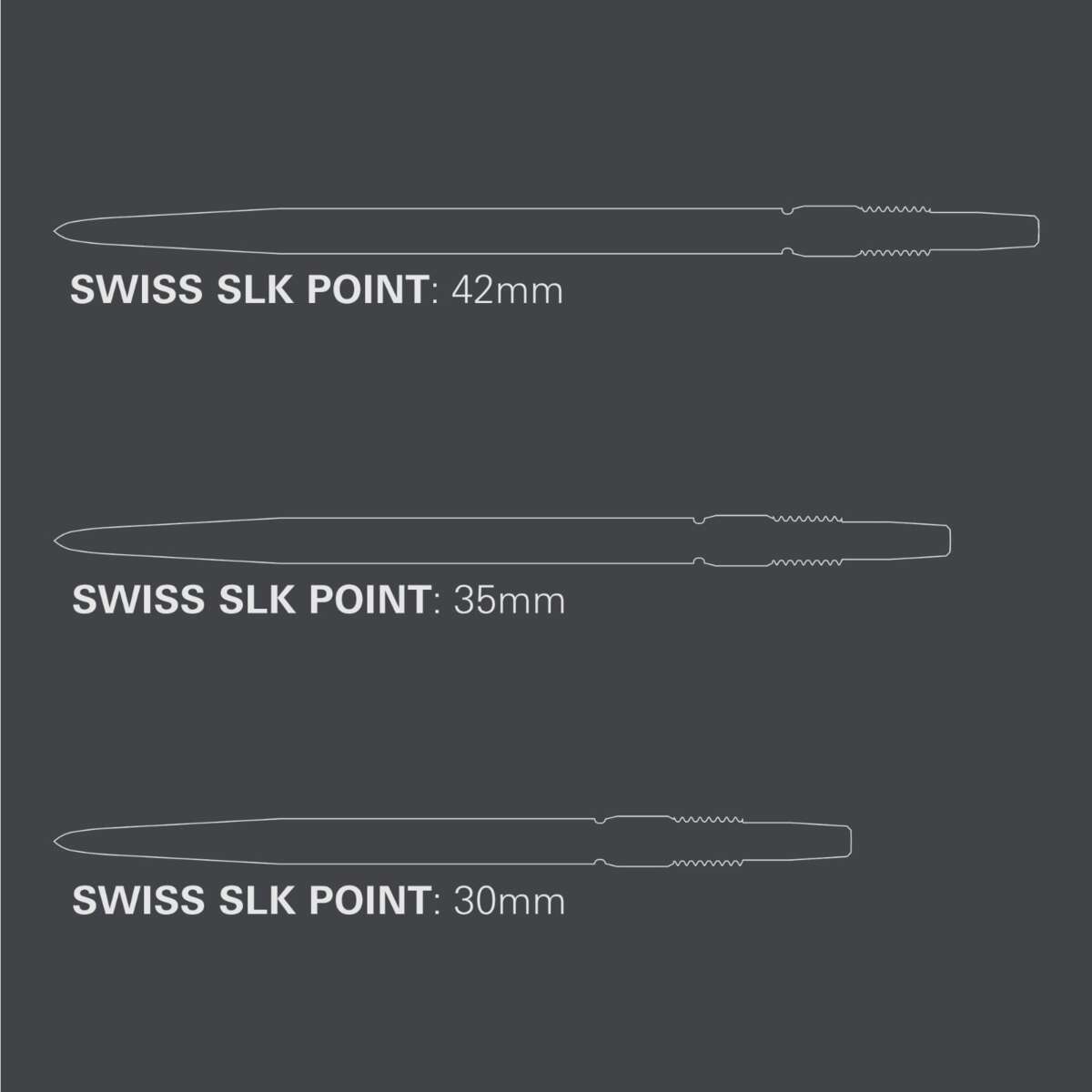 Target Swiss SLK dartspisser 30 mm 3pk