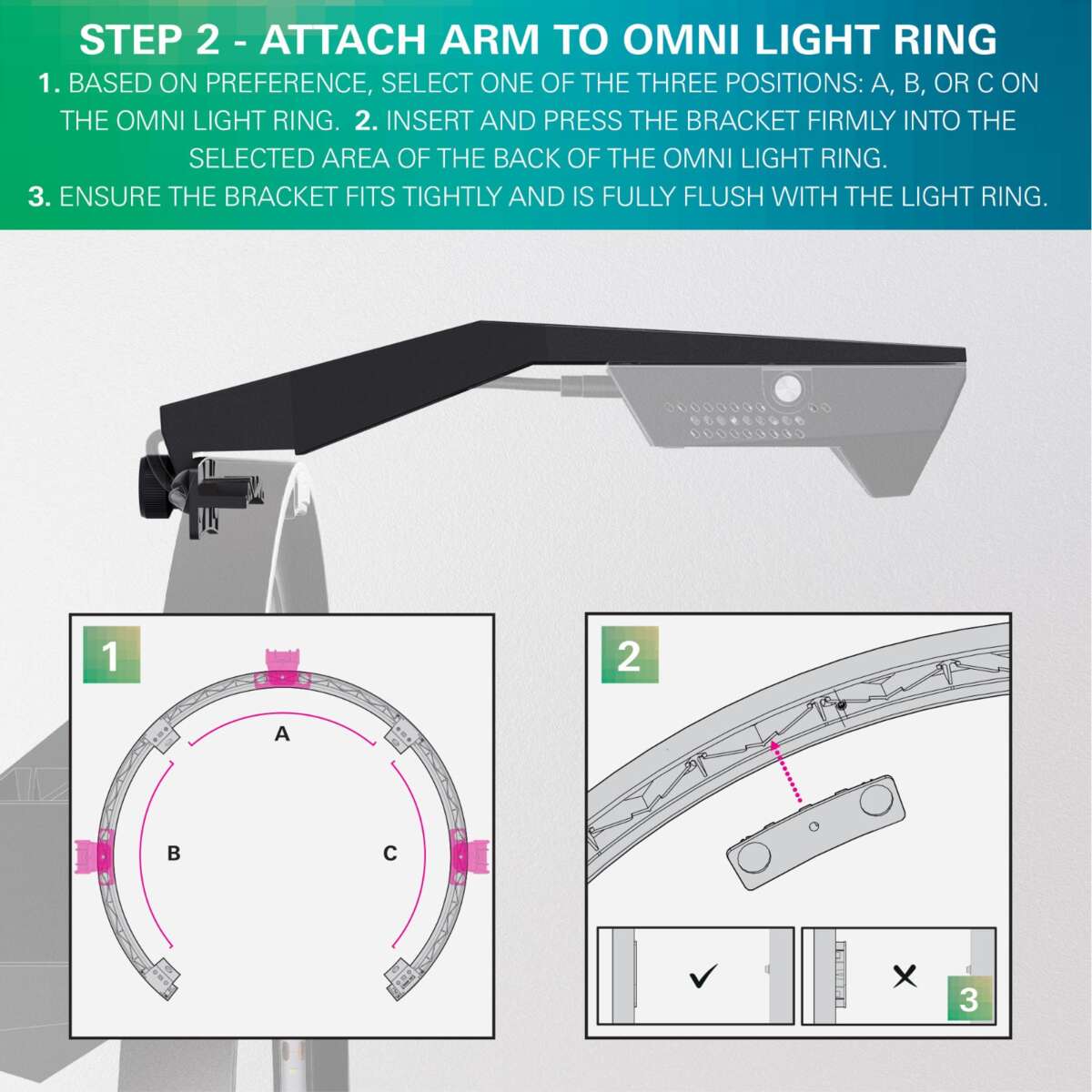 Target Omni Virt Arm kamerafeste