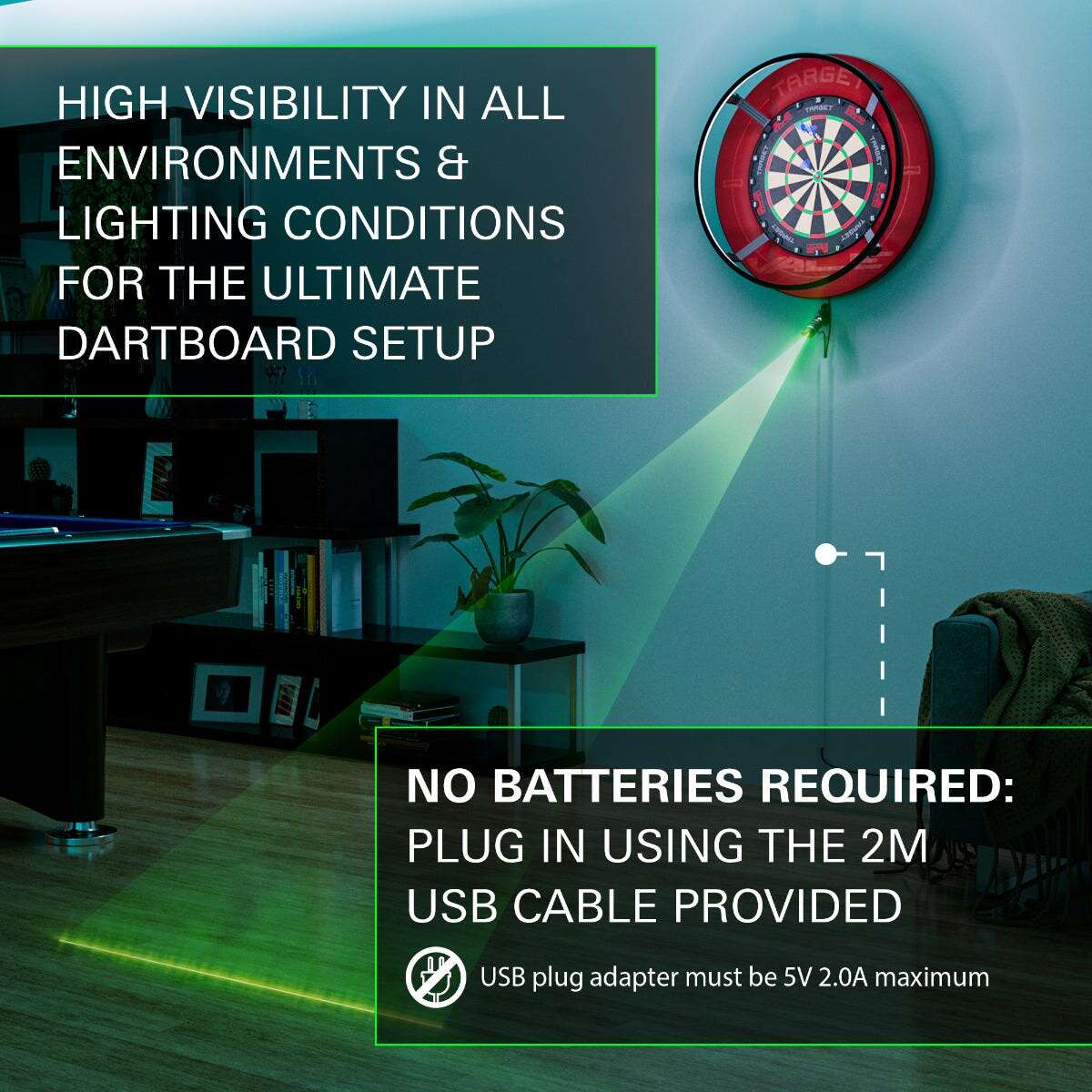 Target Laser Oche laser kastelinje for dart
