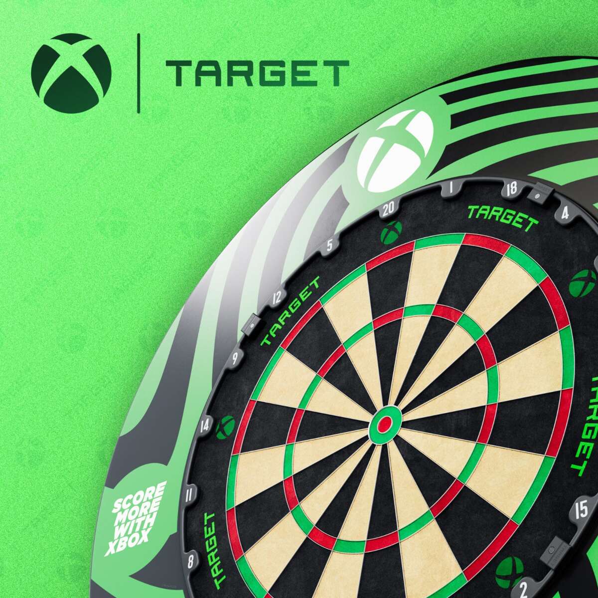 Target Xbox TOR dartskive med beskyttelsesring