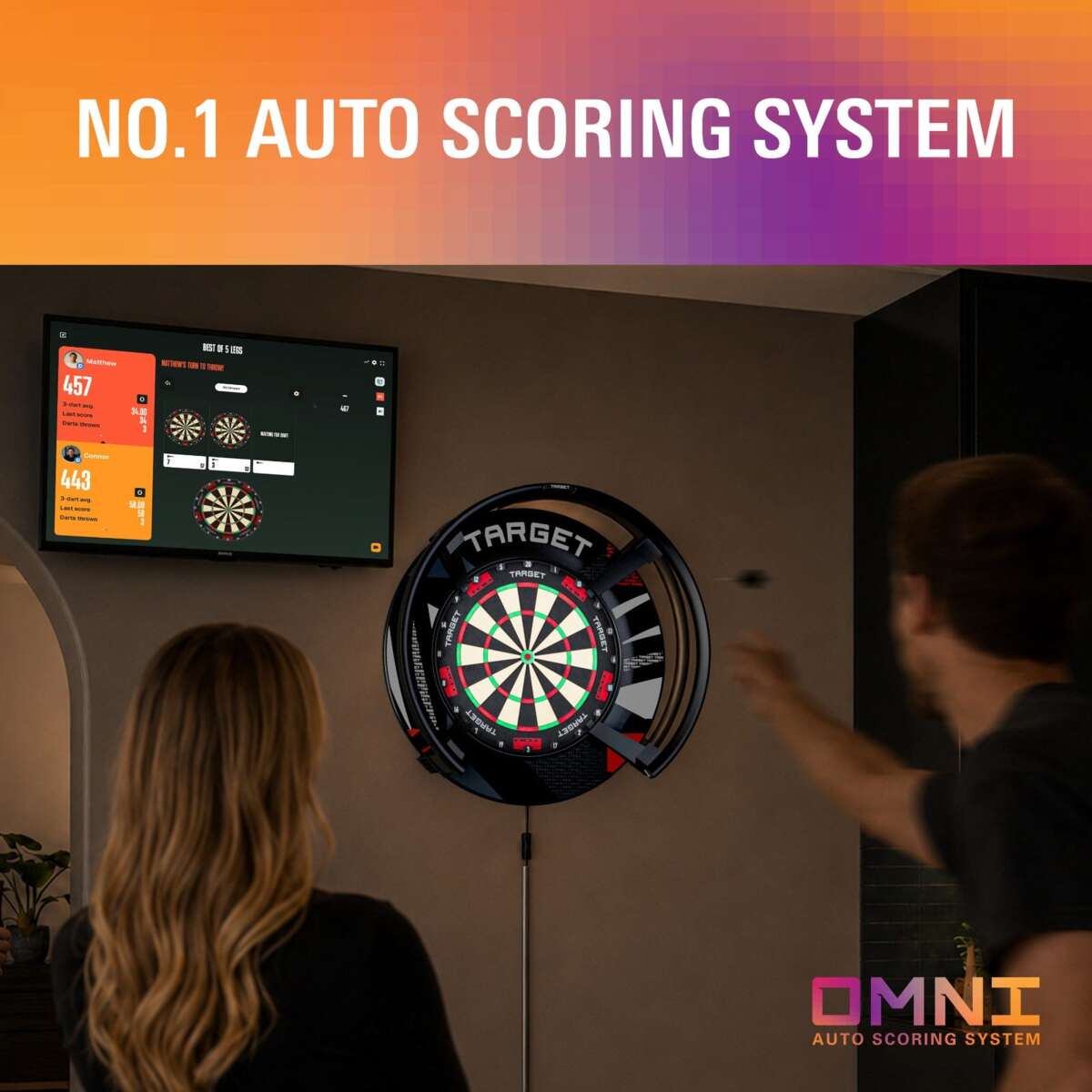 Target Omni automatisk poengsystem for dart
