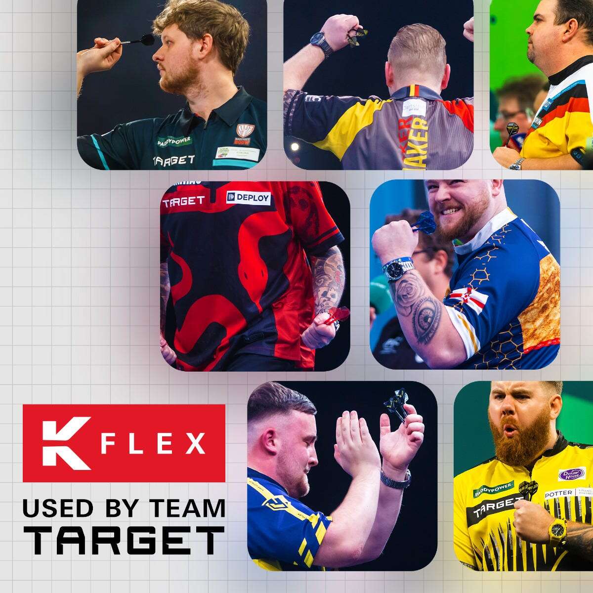 Target Luke Littler World Champion K-Flex No.6 33 mm
