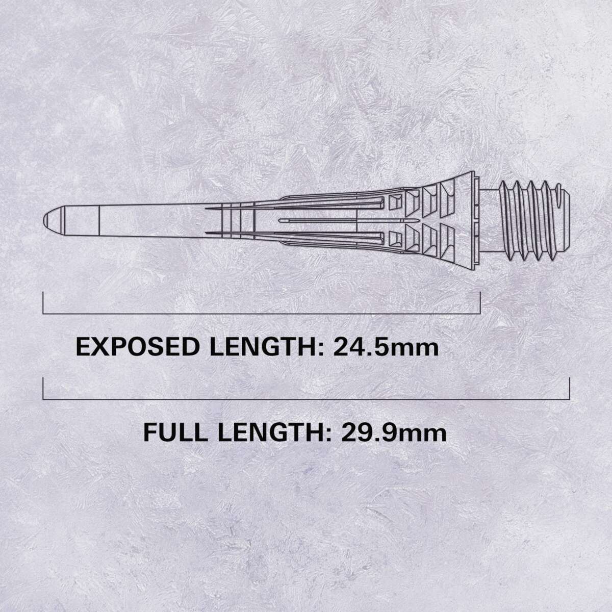 Target Cryo dartspisser soft tip 24,5 mm 30pk