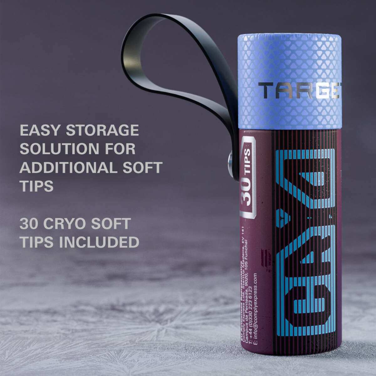 Target Cryo dartspisser soft tip 24,5 mm 30pk