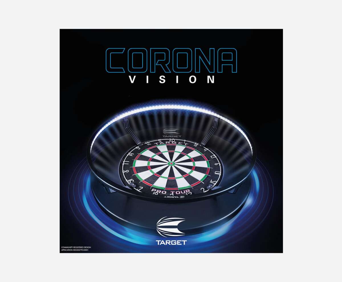 Target Corona Vision LED-belysning til dartskive