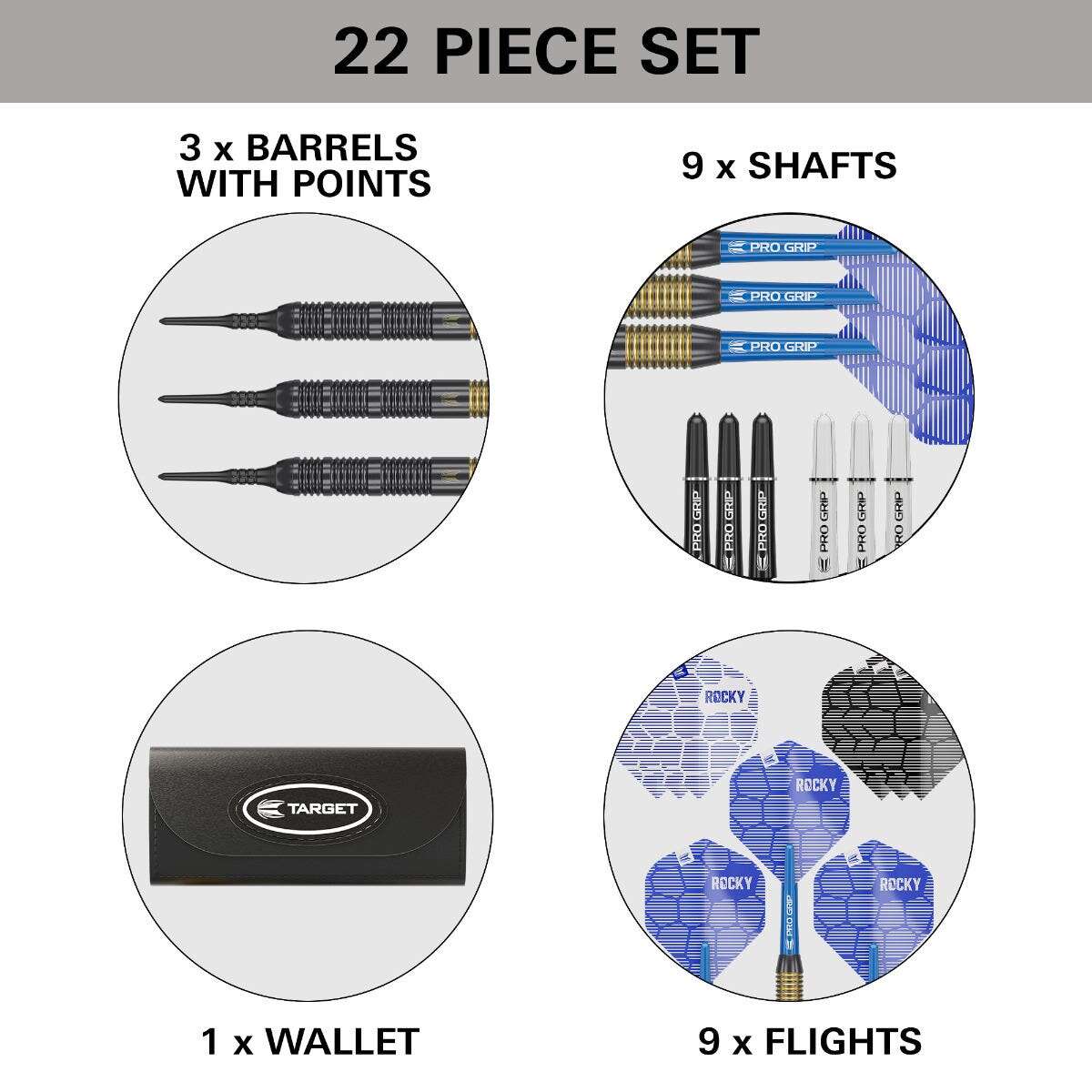 Target Josh Rock dartpiler soft tip 18 g