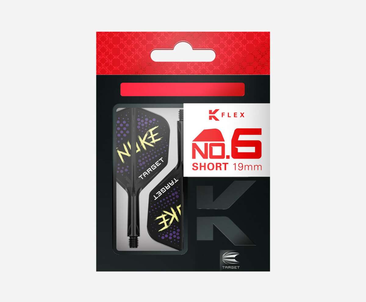 Target Luke Littler The Nuke K-Flex No.6 Short 19 mm 3pk