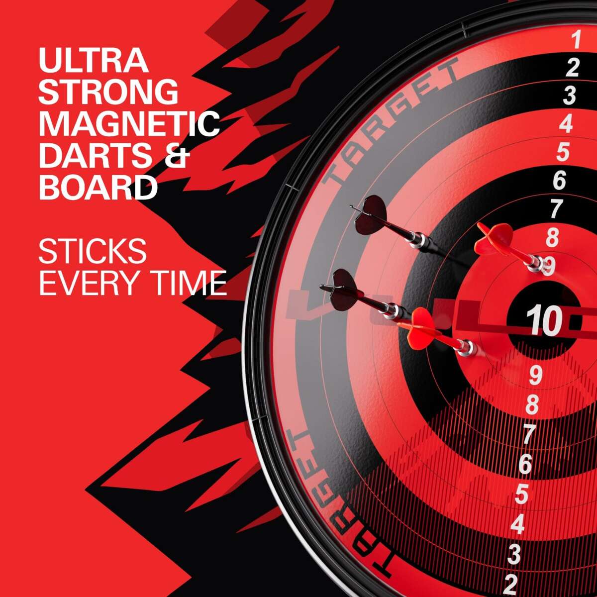 Target Vulcan magnetisk dartskive med 6 piler