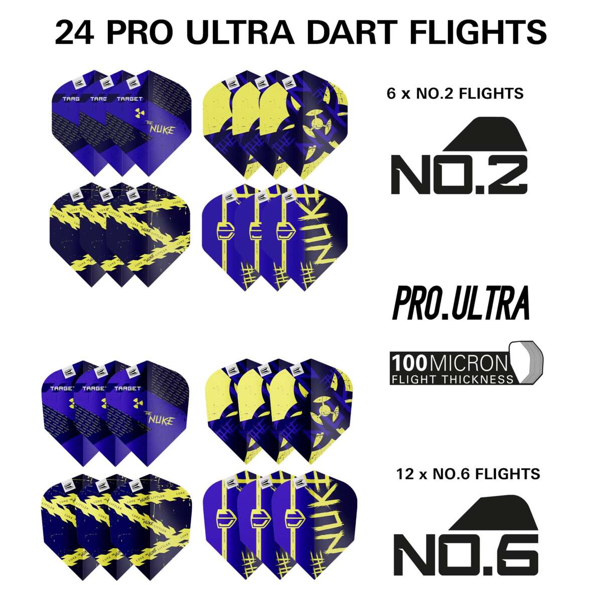 Target Luke Littler dartsett 100 deler steel tip 22 g