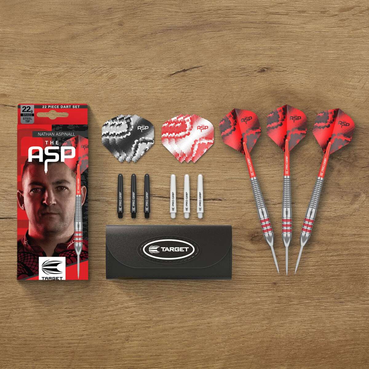 Target Nathan Aspinall The Asp dartpiler steel tip 22 g