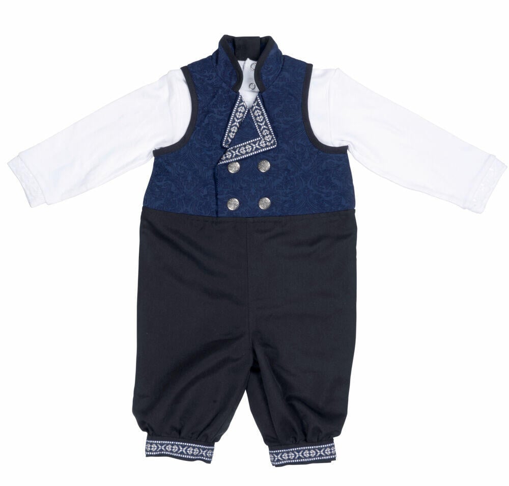 Småtroll hel festdrakt baby