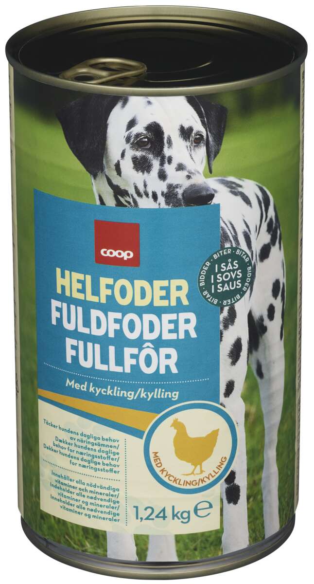 Coop Hund Fullfôr Kylling 1240g