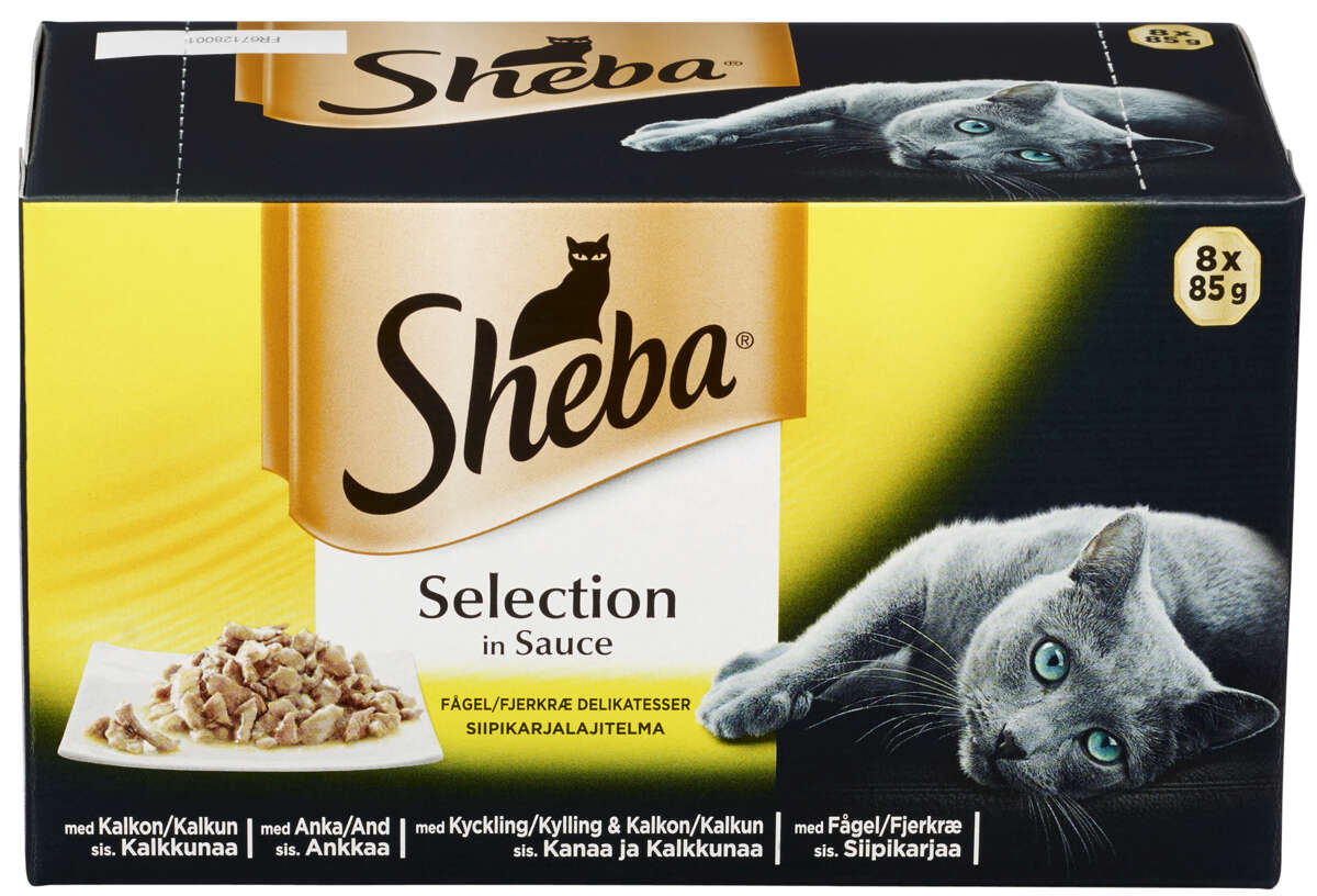Sheba® Selection Fjærkre Delikatesser 8X85g