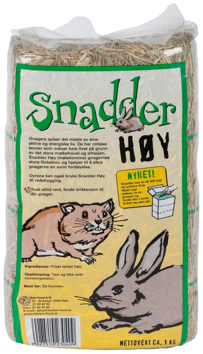 Snadder Høy 1kg