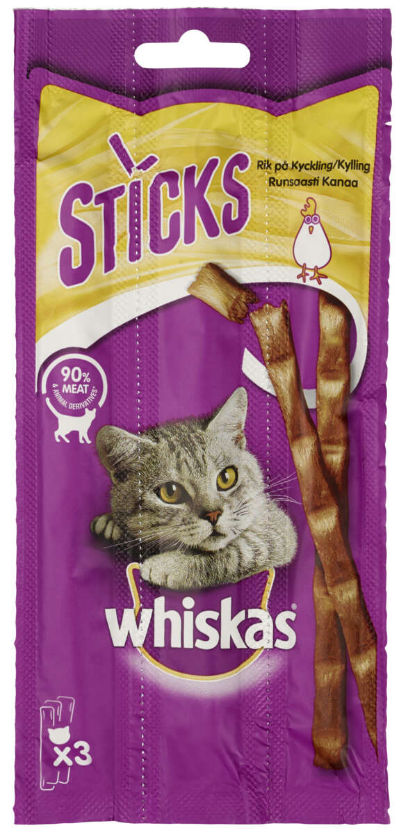 Whiskas® Sticks Kylling 18g