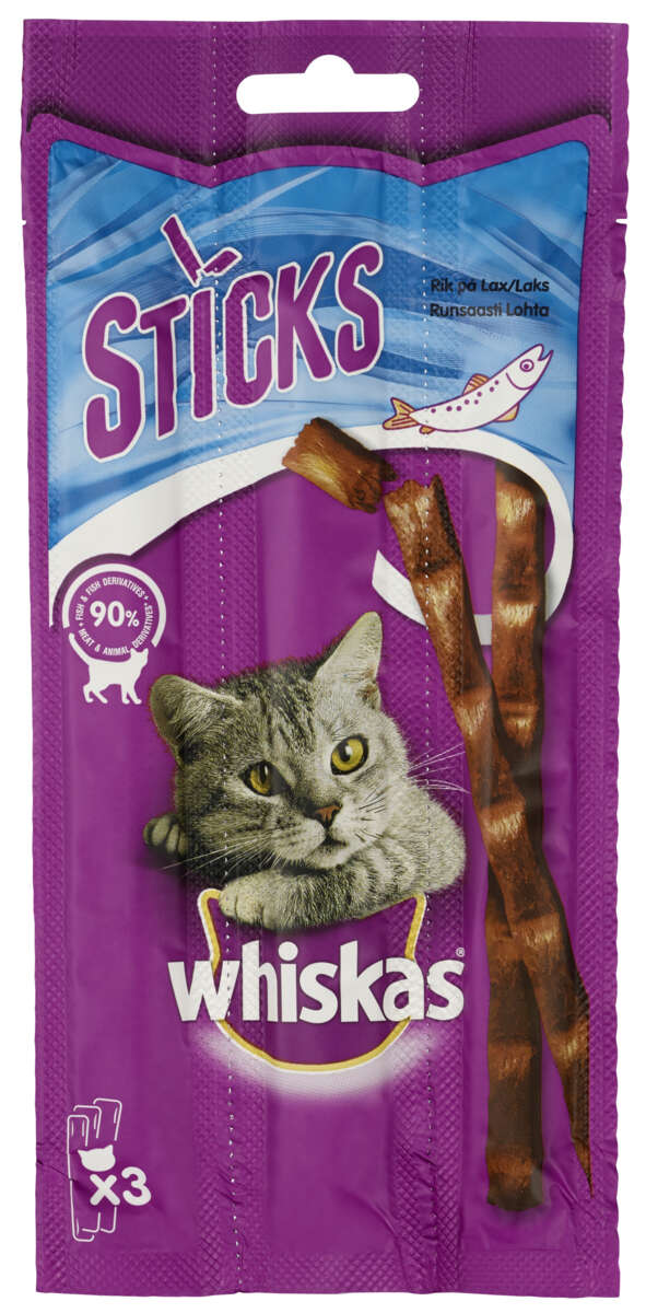 Whiskas® Sticks Laks 18g