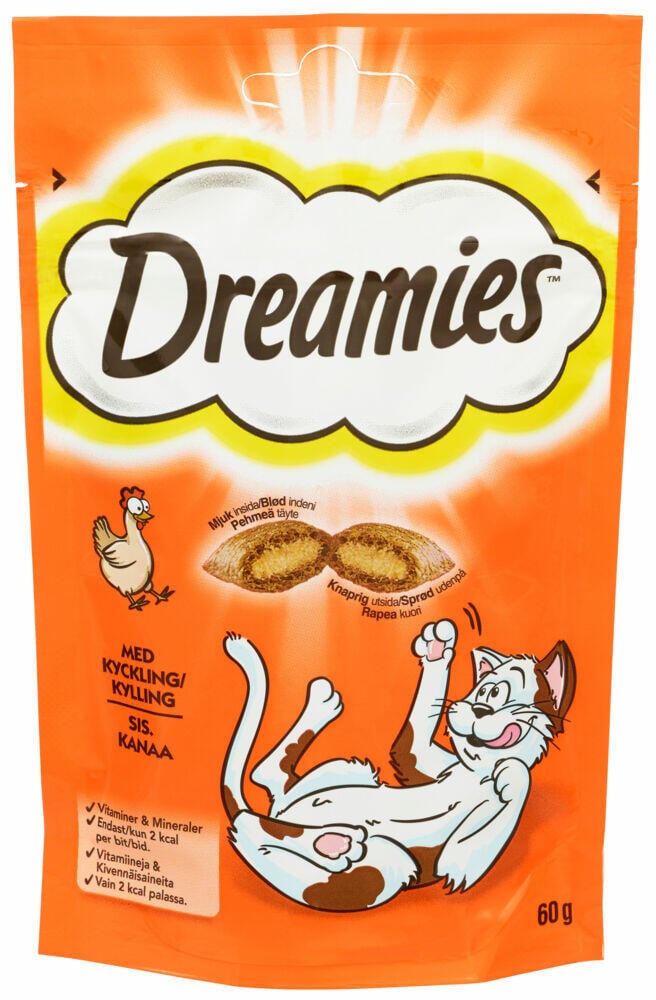Dreamies Kylling 60g