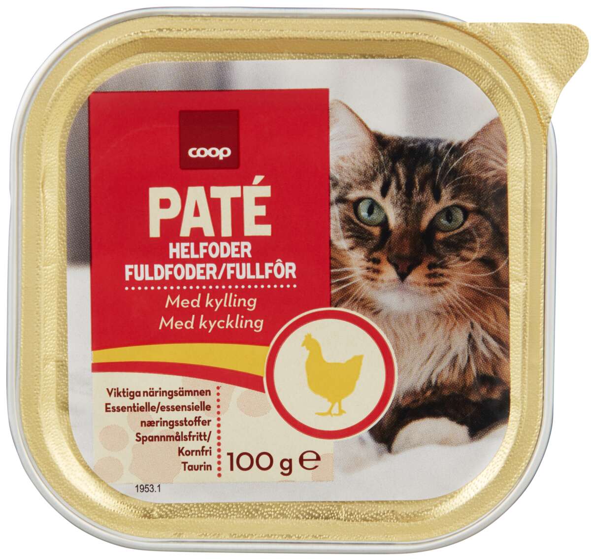 Coop Catz Paté Kylling 100g