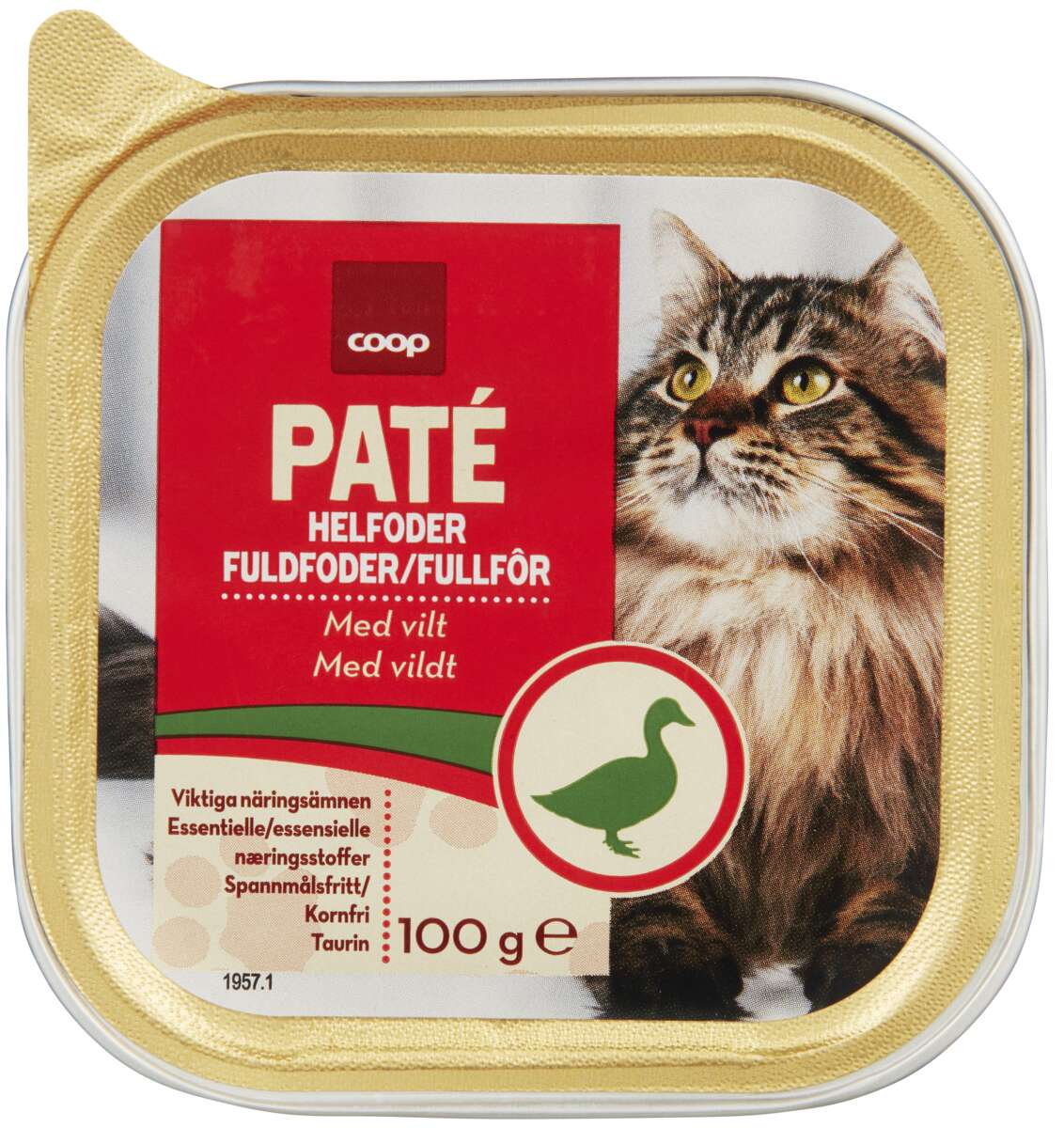 Coop Catz Paté Vilt 100g