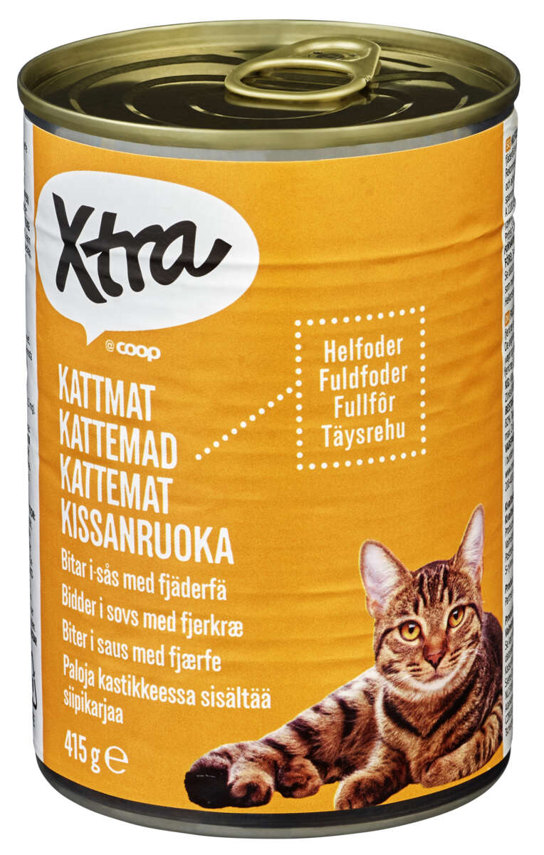 Xtra Katt Fjørfe 415g