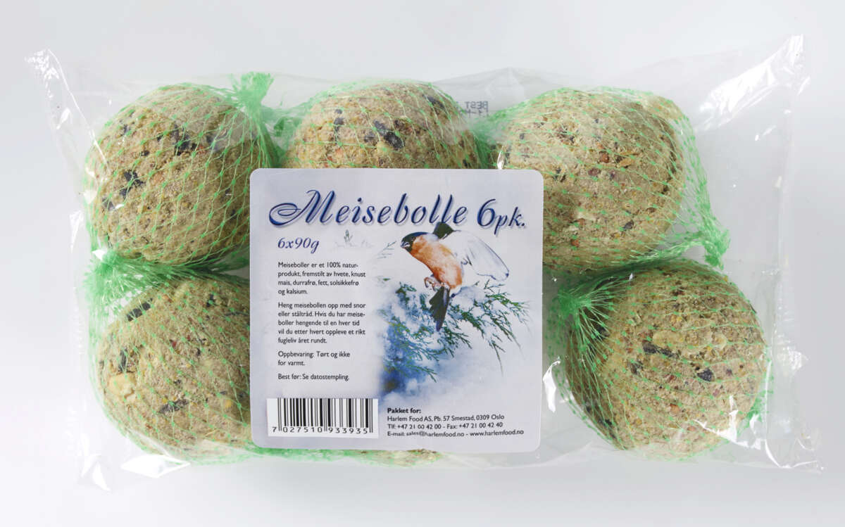 Harlem Food Meiseboller 6stk x 90g, 540g