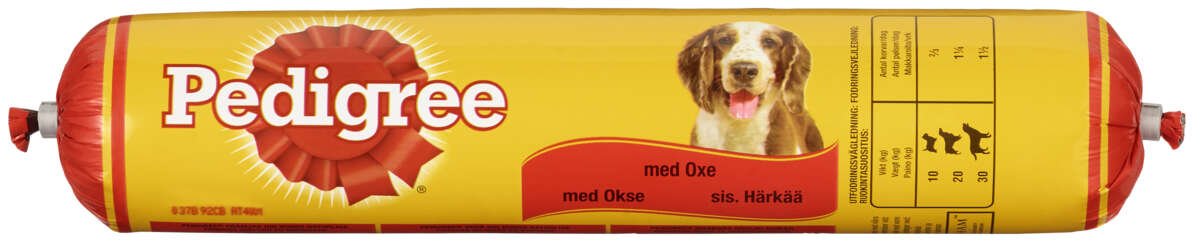 Pedigree® Pølse med Oksekjøtt 500g