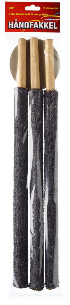 Håndfakkel 3pk