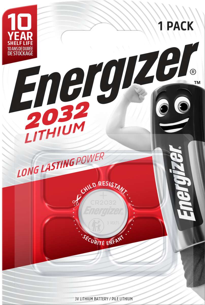 Energizer® CR2032 batterier 1pk