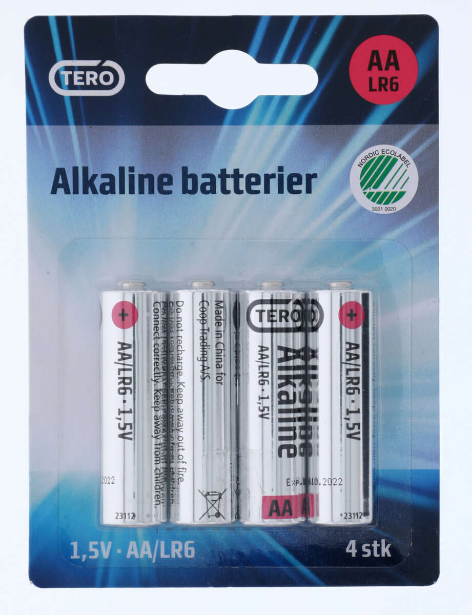 Tero AA batterier 4pk