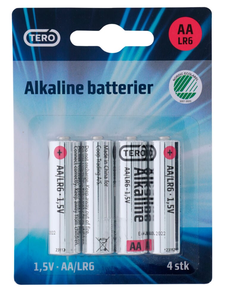 Tero AA batterier 4pk