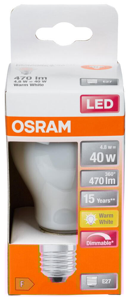 Osram LED Retrofit Classic A dimbar pære