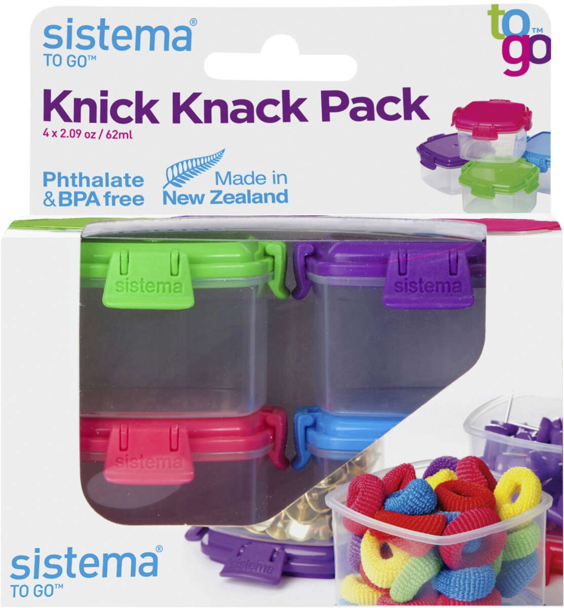 Sistema® to go Knick Knack Pack 4stk