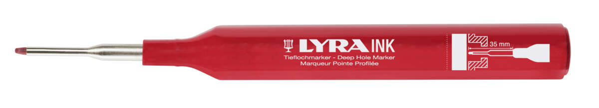 Lyra ink merkepenn rød