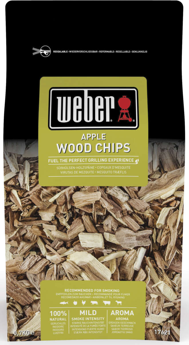 Weber eple røkeflis