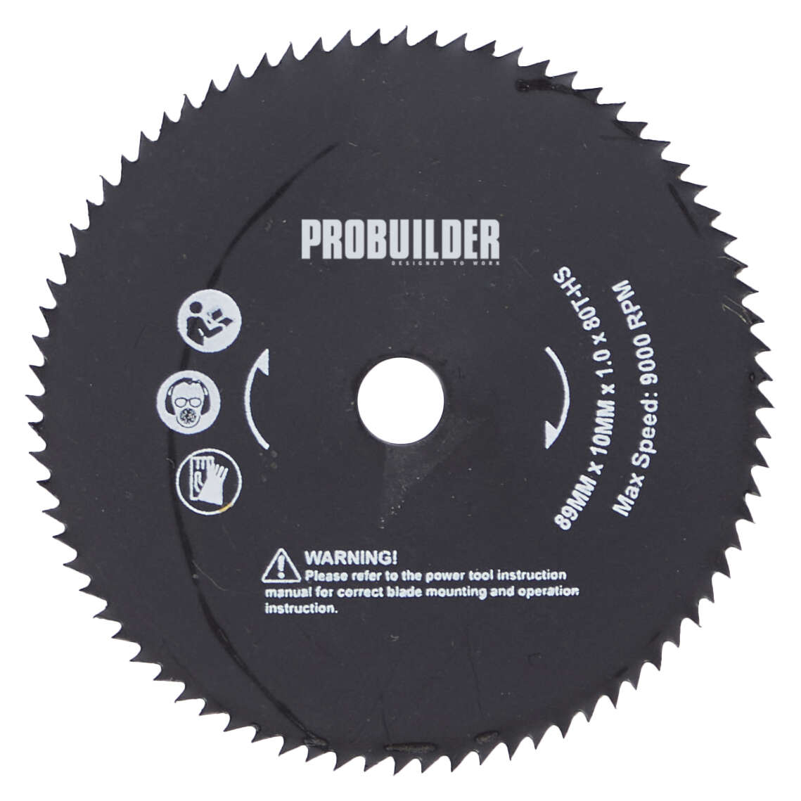Sagblad HSS 89x10mm 80T for minidykksag