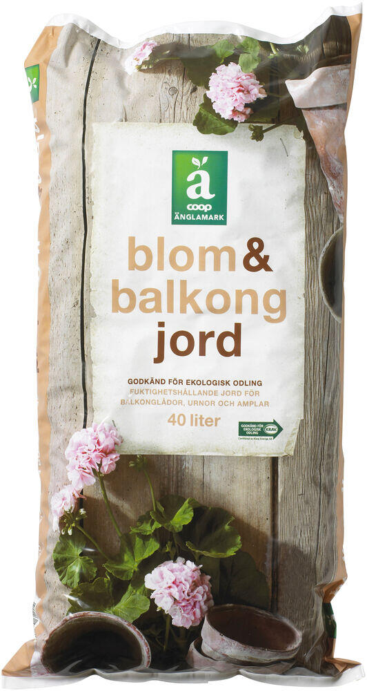 Äglamark blomster og balkong plantejord