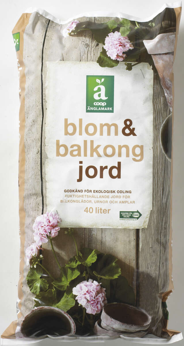 Äglamark blomster og balkong plantejord