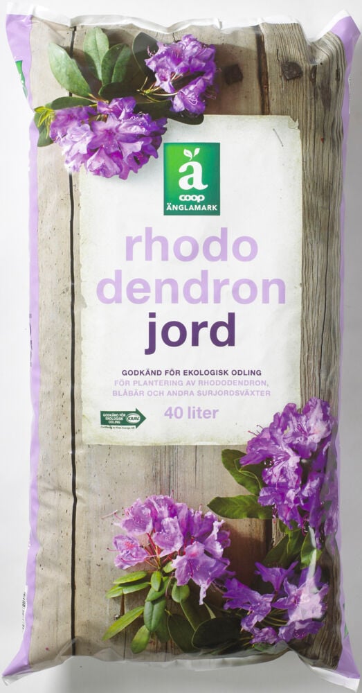 Änglamark Rhododendron jord