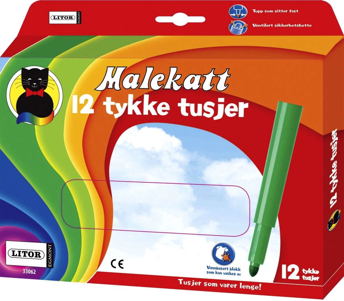 Egmont Malekatt tykke tusjer