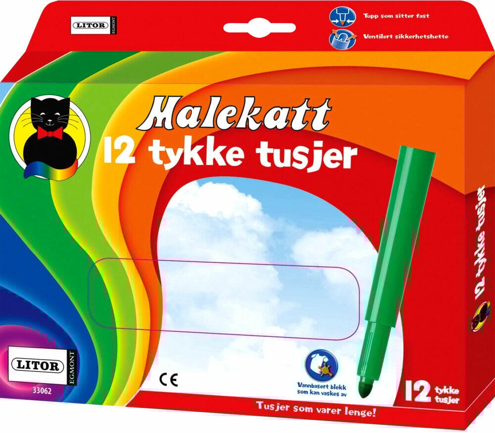 Egmont Malekatt tykke tusjer