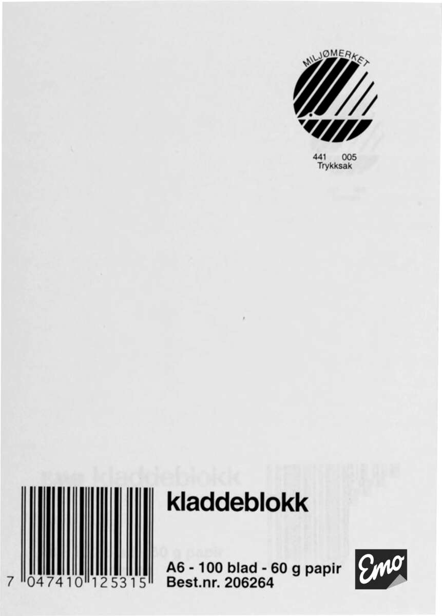 Emo kladdebok A6