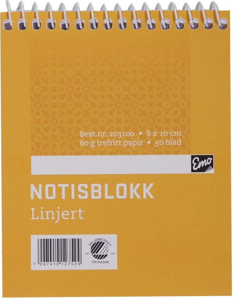 Emo Notisblokk spiral