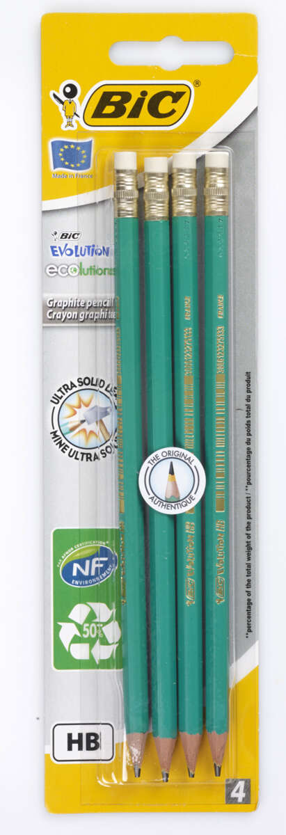 BiC blyant med viskelær