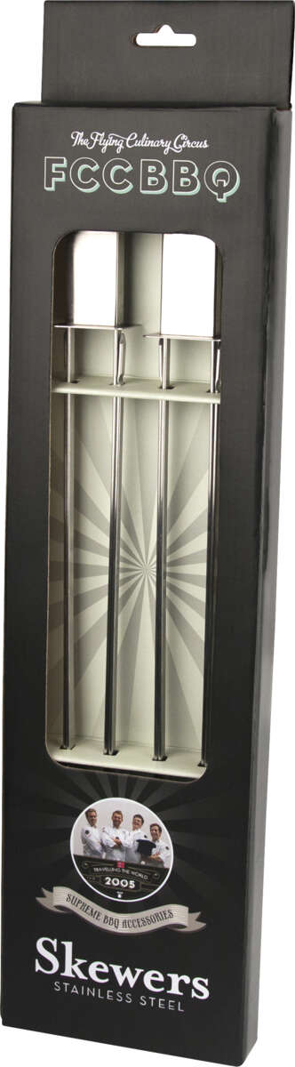 FCC doble grillspyd 4-pk.